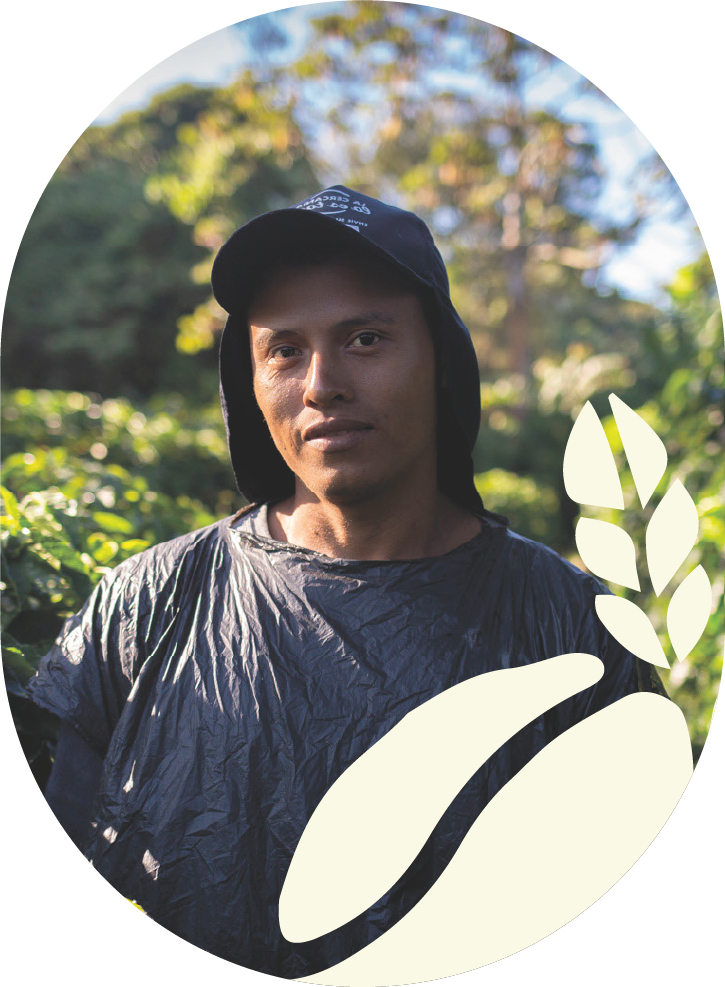 Productor de una comunidad cafetalera